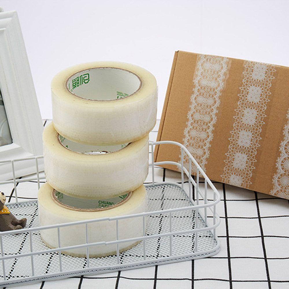 MUVAKO Cuộn Băng Dính Trong Suốt Phối Ren Xinh Xắn Chất Lượng