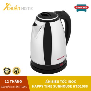 Ấm siêu tốc inox 1.8L Sunhouse HAPPY TIME HTD1088/HTD1081 – CHUẨN HOME