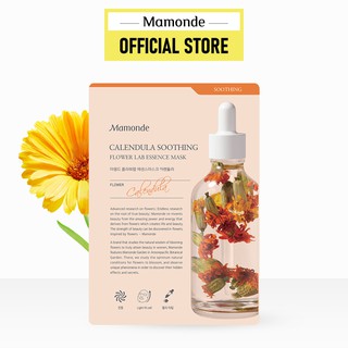 Mặt nạ giấy làm dịu da từ hoa cúc Mamonde Calendula Soothing Flower Lab Essence Mask 25ml