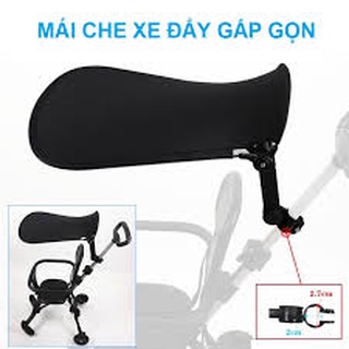 Phụ kiện xe đẩy gấp gọn du lịch, mái che và đệm lót điều hòa