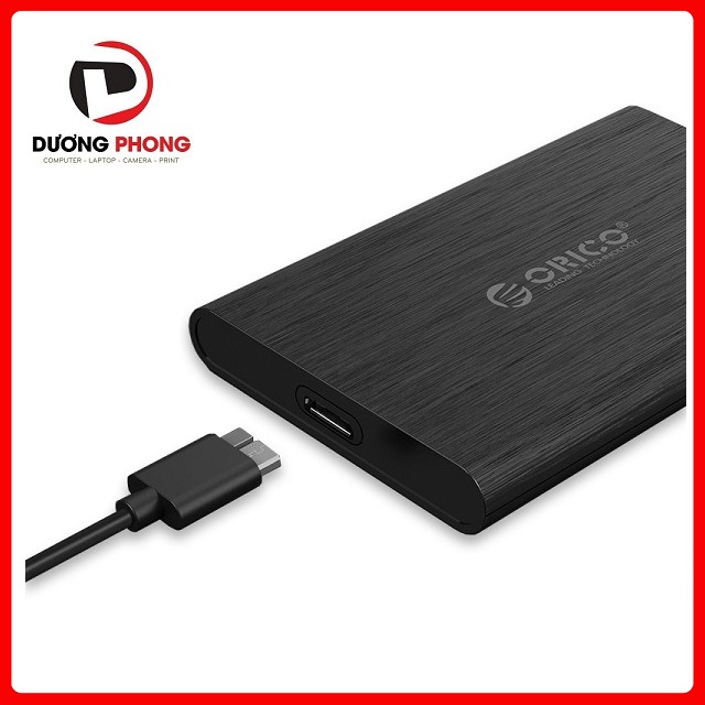 Hộp Đựng Ổ Cứng Di Động HDD Box ORICO 2189U3 - BK USB3.0/2.5 Nhựa Cứng - Chính Hãng