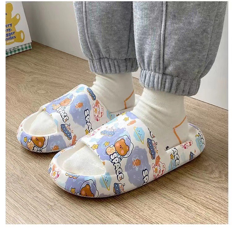 Dép Bánh Mì Ulzzang Đi Trong Nhà Chữ Space Hàng Loại 1