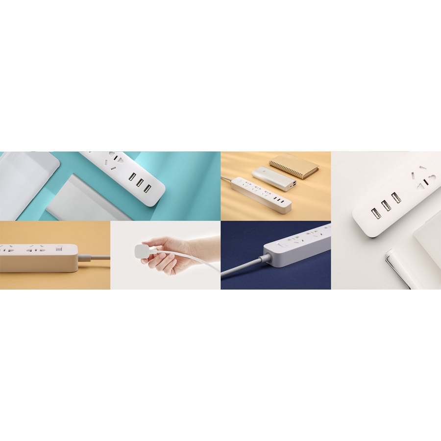 Ổ Cắm điện Xiaomi Mi Power Strip 3 Cổng USB