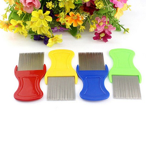 Lược chải ve rận cho thú cưng bằng thép không gỉ tiện dụng