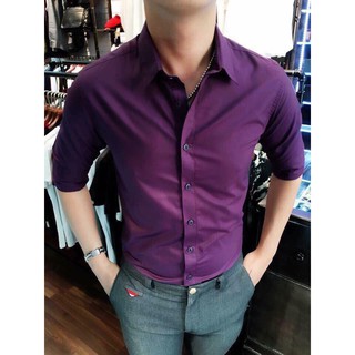 Áo sơ mi vải lụa đủ màu lựa chọn
