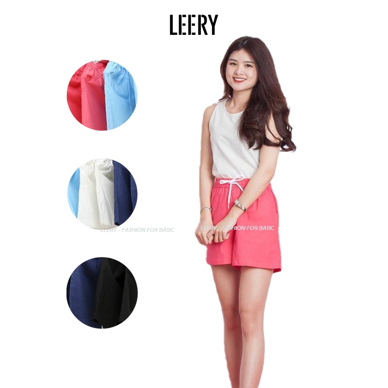 Quần đùi nữ dáng chân váy đẹp kiểu Hàn Quốc quần short mặc đi làm SHO-01 LERRY