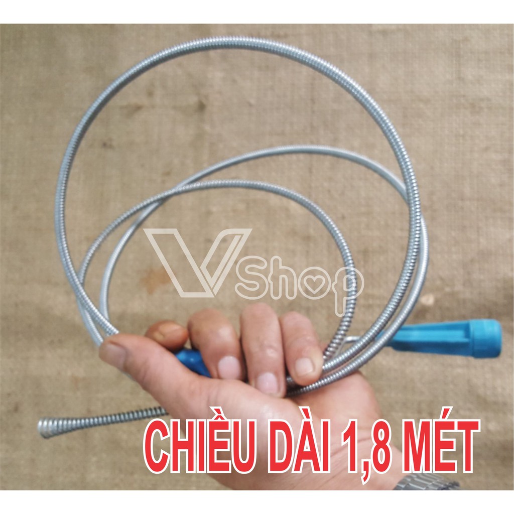 Dây cáp thông cống, dụng cụ thông ống thoát nước bị tắc, nghẹt