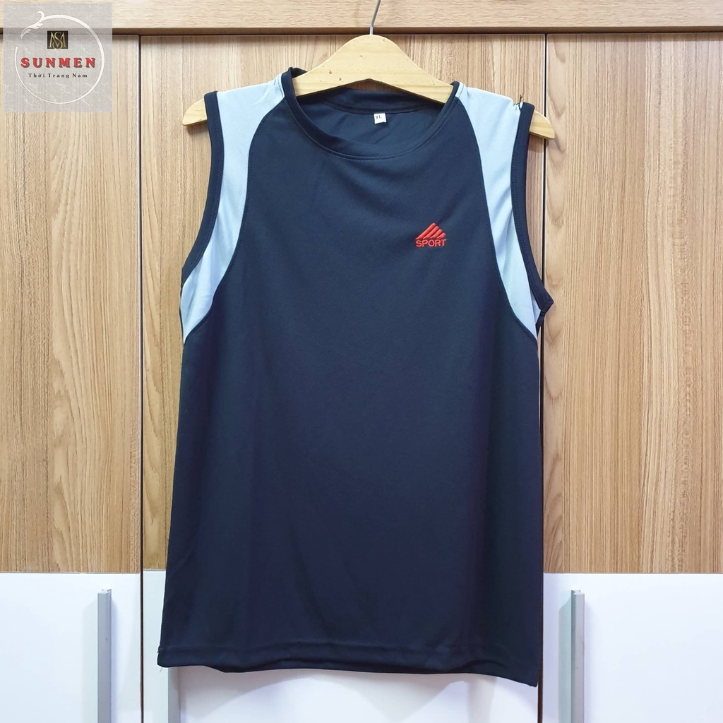 [HCM] Áo Thun Ba Lỗ Thể Thao Nam From Rộng Sát Nách Body SUNMEN Đủ size từ 45 - 80kg,phù hợp tập gym,mặc ở nhà,mặc ngủ