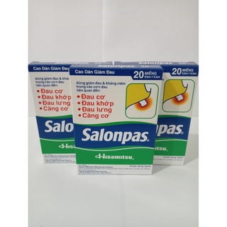 Cao dán SALONPAS Hộp 20 miếng