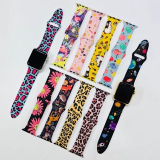 Dây apple watch họa tiết hoa đẹp mắt