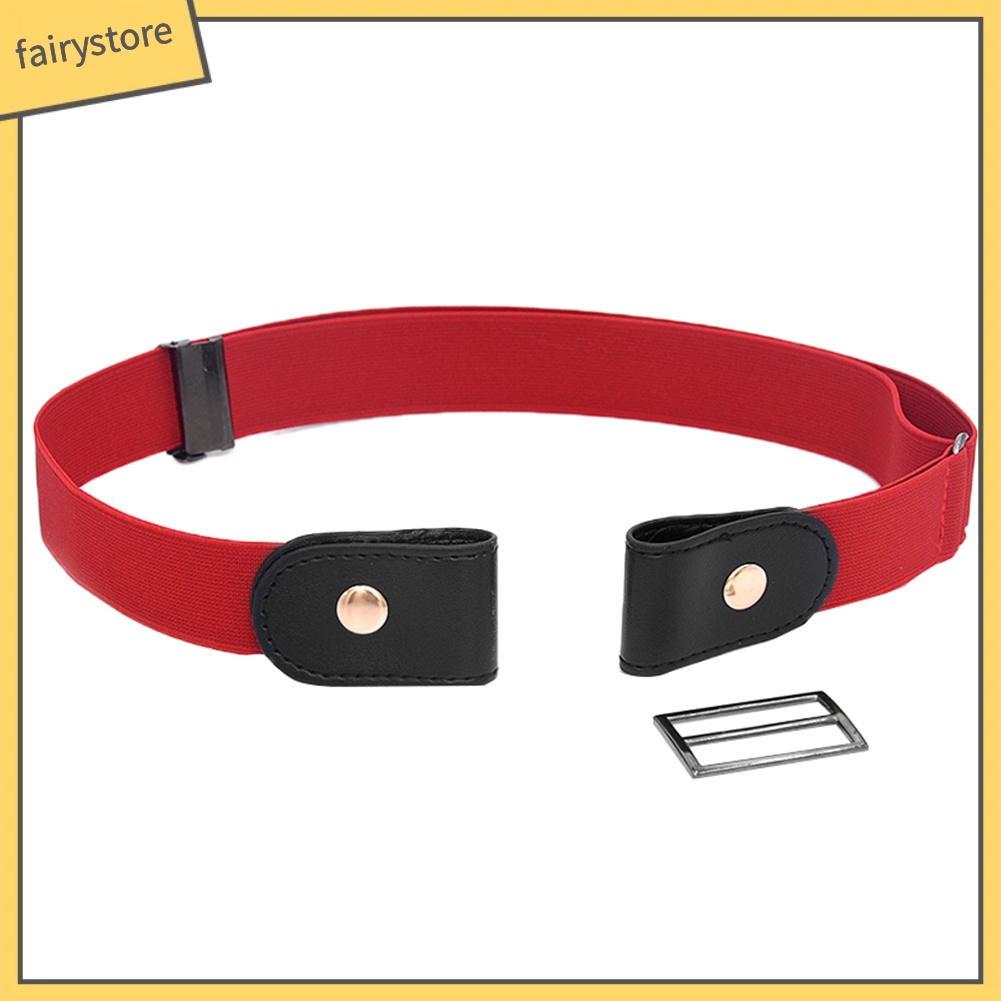 Thắt lưng da giả phối nút kim loại độc đáo thời trang