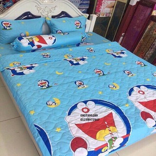 CHĂN CHẦN BÔNG COTTON POLY DOREMON HÚT NƯỚC