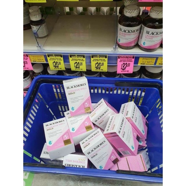 Tăng thụ thai Blackmores conceive gold Úc ⚡Hàng đủ bill⚡