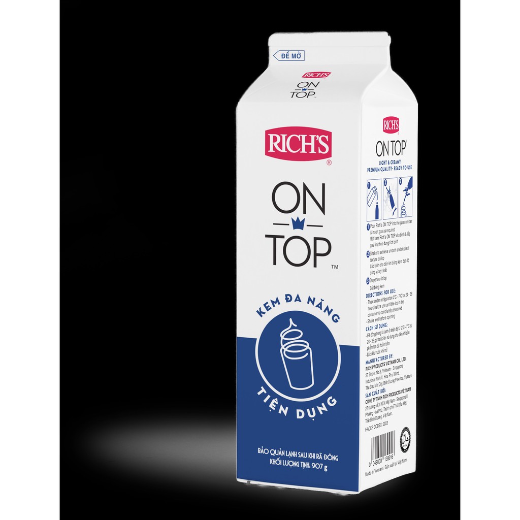 Kem Base  / ON TOP / Sivler/ Value / - Chuyên Dùng Làm Kem, Làm Bánh