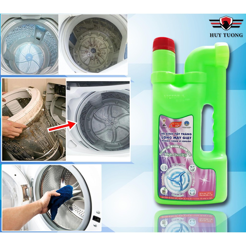 Chất vệ sinh tẩy trắng lồng máy giặt phòng ngừa vi khuẩn Sifa 1070ml cao cấp - Huy Tưởng