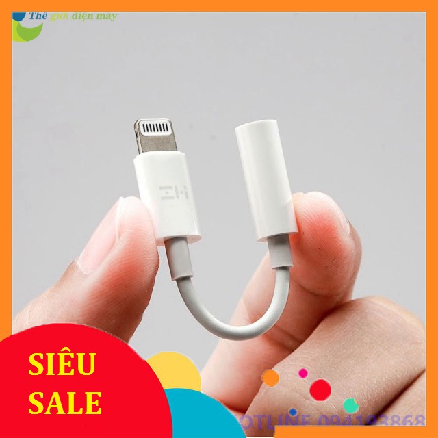 [SiêuRẻ] Cáp chuyển đổi Lightning sang 3.5mm Xiaomi ZMI AL810 Lightning to jack 3.5mm Audio chuẩn MFI - Shop Thế Giới Đi