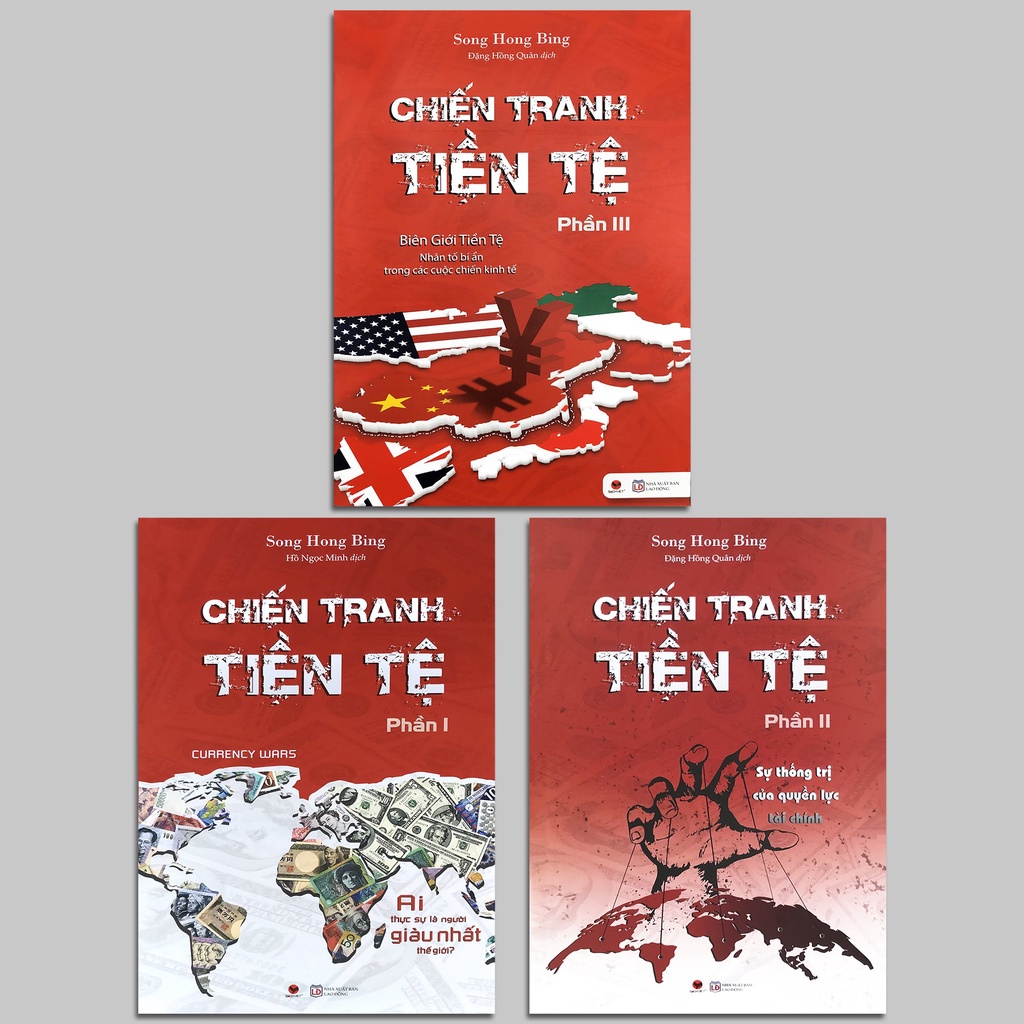 Sách - Chiến Tranh Tiền Tệ - 3 quyển: Phần I + Phần II + Phần III (Lẻ tùy chọn)