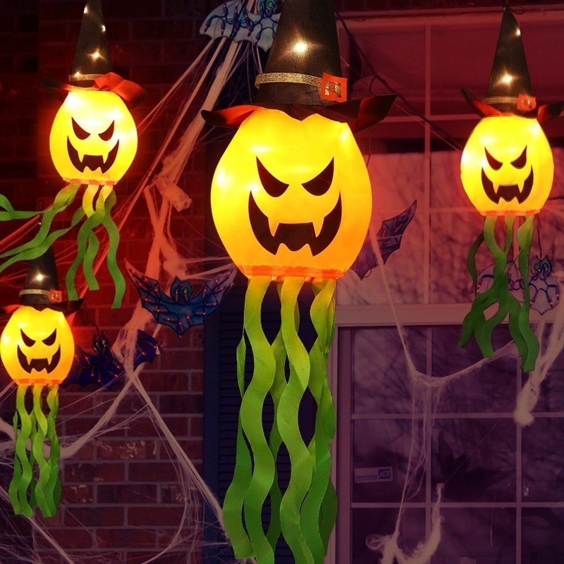 Đèn LED Hình Nón Phù Thủy Bí Ẩn Chống Nước Trang Trí Halloween