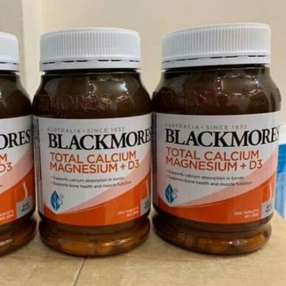 Blackmores Total 💊 Calcium magnesium + D3 lọ 60v và 200v