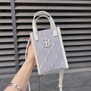 [CHÍNH HÃNG] Túi Đeo Chéo MLB Monogram Diamond Jacquard Phone Pouch