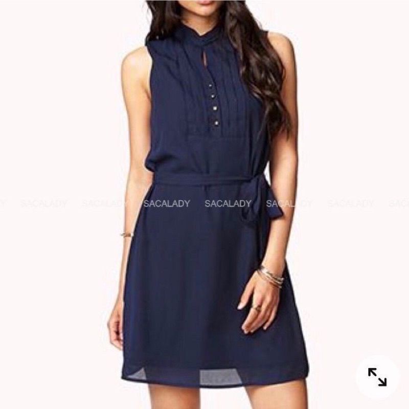 Đầm suông voan lụa F21 xuất khẩu