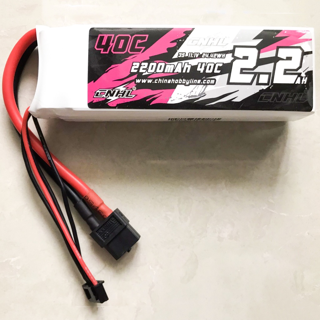 Pin lipo CNHL 3S(11.1v)/4S(14.8v) 2200mAh 40C jack XT60 cho tàu, xe, máy bay điều khiển từ xa