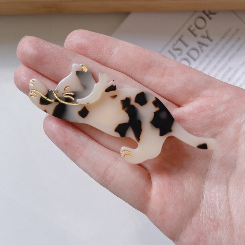 Kẹp Tóc Hình Mèo Hoạt Hình Đáng Yêu Cho Nữ