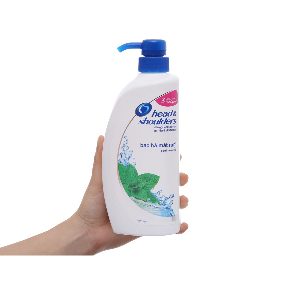 Dầu gội Head & Shoulders bạc hà mát rượi 625ml