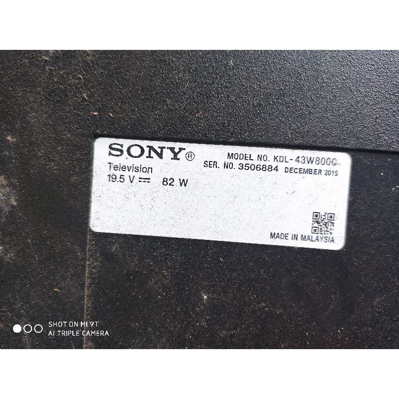 bo nguồn chính tivi sony 43w800c