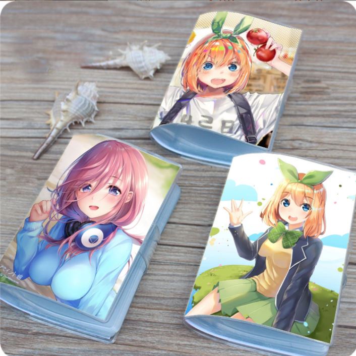 [Sổ đựng thẻ] Sổ thẻ anime sức chứa 20 card (thẻ ATM, CMT, THẺ IDOL, CARD NAME ......)