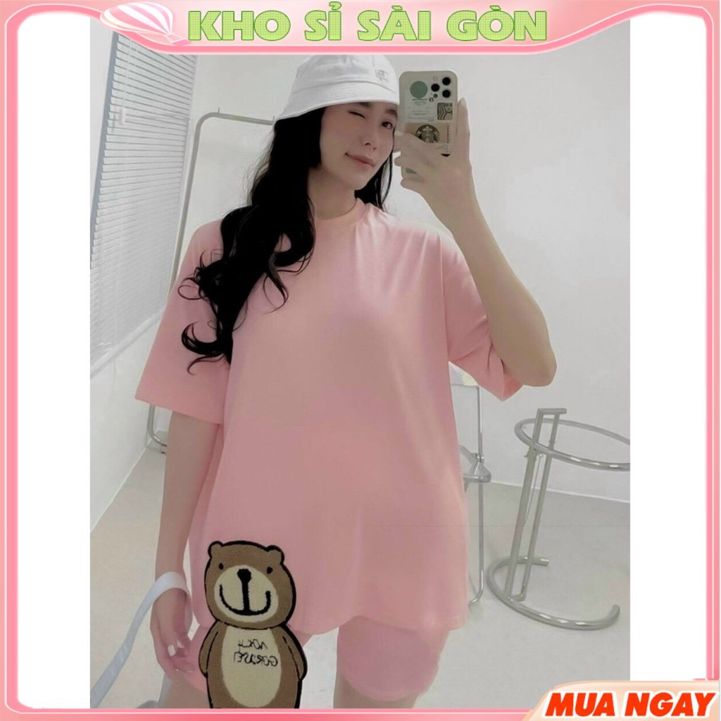 Set bộ lửng thun chất liệu vải cotton mềm mại, thiết kế kiểu dáng trẻ trung, hiện đại - 𝑲𝒉𝒐 𝒔𝒊̉ 𝑺𝒂̀𝒊 𝑮𝒐̀𝒏