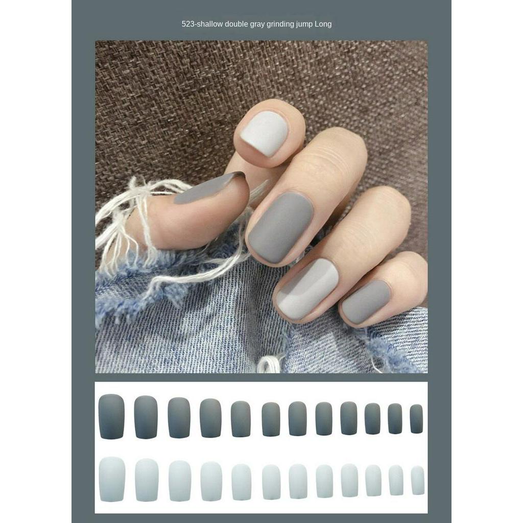 Hộp 24 móng tay giả SUAKE màu sắc thời trang