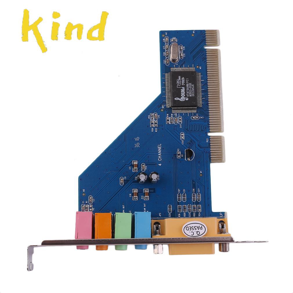 Card Âm Thanh 4 Kênh 5.1 3d Pci Cho Pc Windows Xp / Vista / 7 | BigBuy360 - bigbuy360.vn