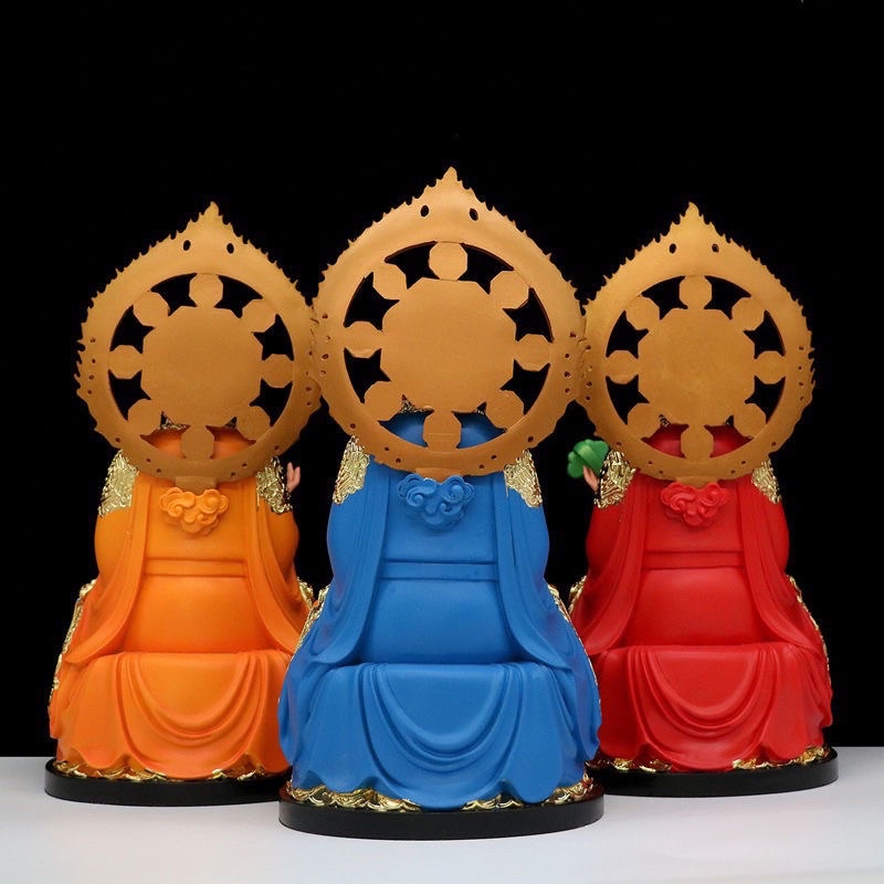 Bộ tượng Tam Thanh Đạo Tổ cao 40cm