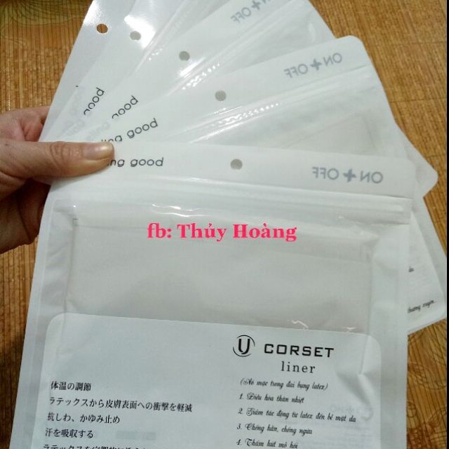 Áo mặc trong gen latex, áo liner mặc trong đai nịt bụng định hình