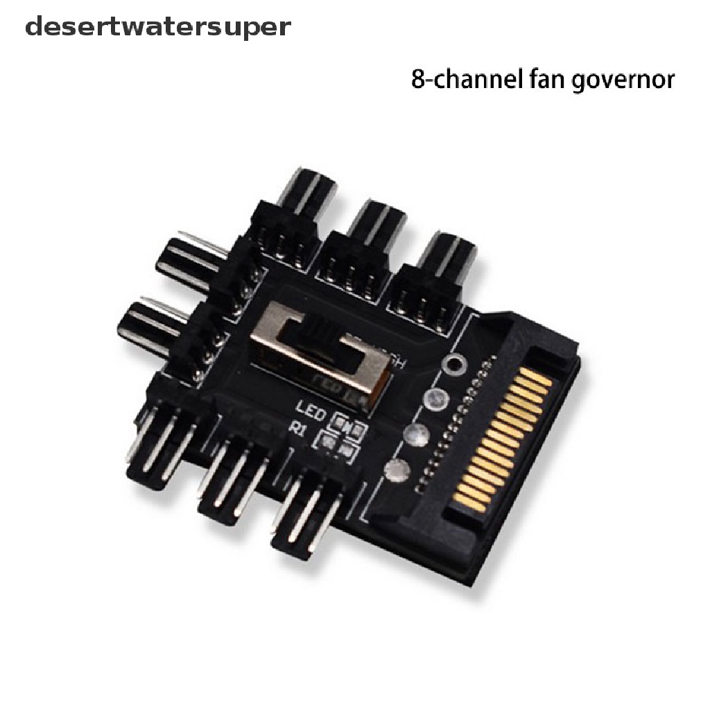 Bộ Chia Cổng Quạt 1 Sang 8 3Pin Pwm SATA 4PIN / SATA