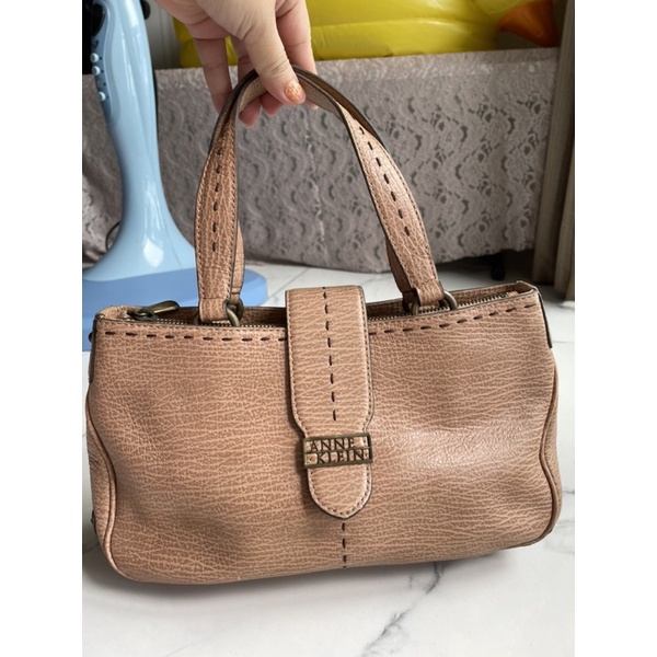 Túi si da thật hiệu Anne Klein