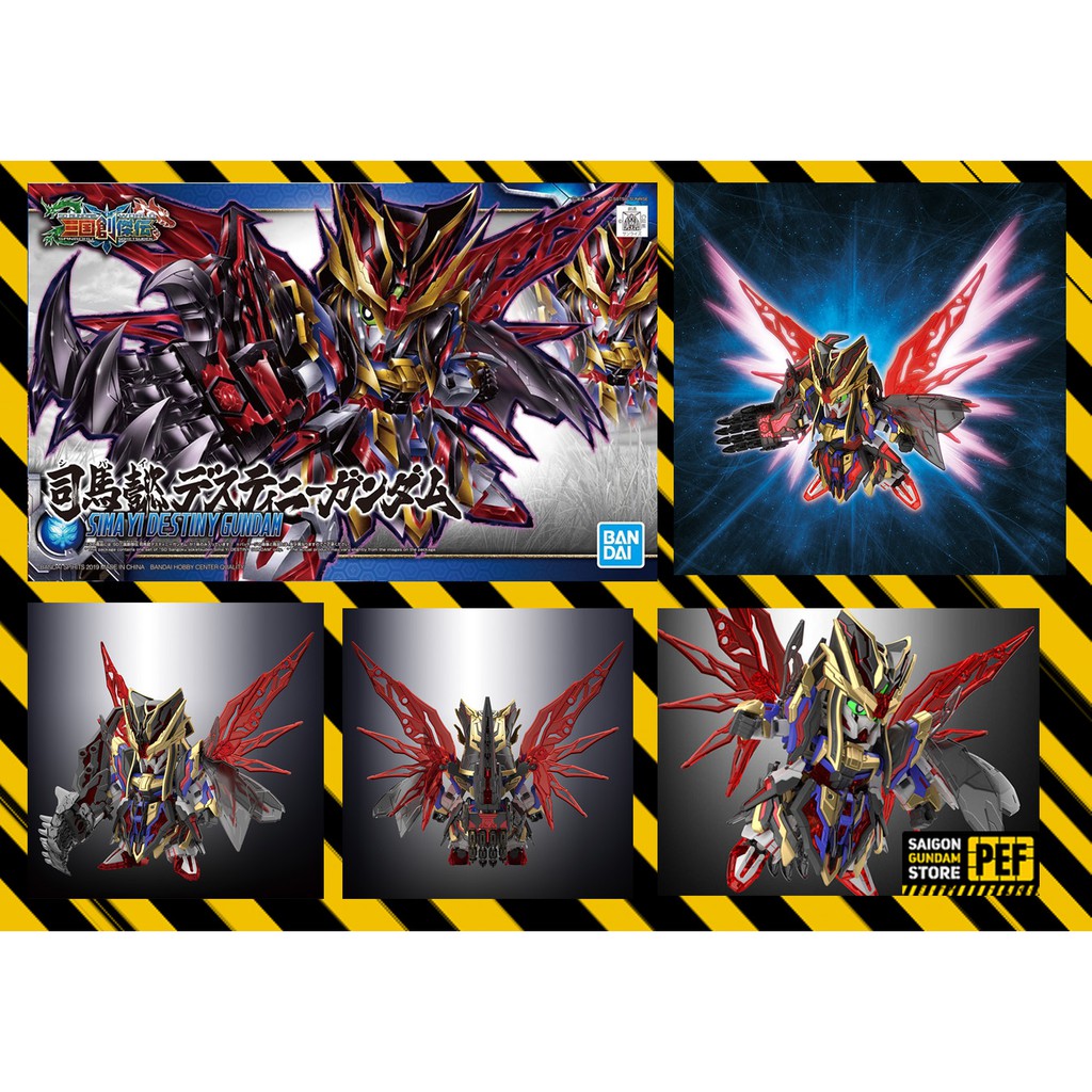 MÔ HÌNH LẮP RÁP BANDAI SD TAM QUỐC TƯ MÃ Ý - TUÂN ÚC - CHU DU