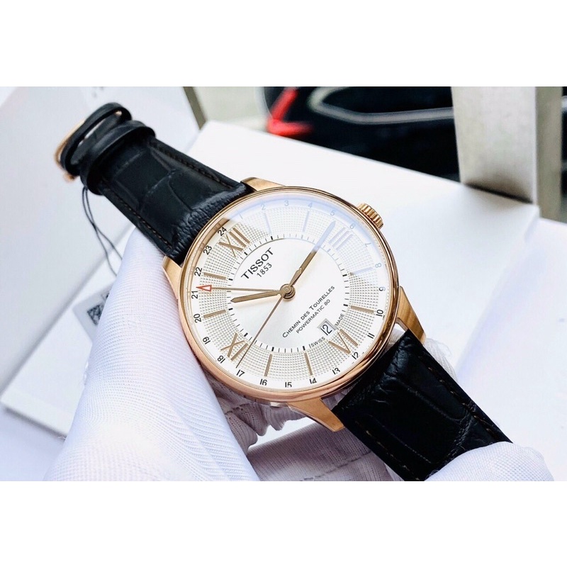 Đồng hồ nam Tissot chemin des Tourelles 42MM GMT Pơermatic chính hãng.