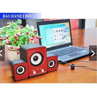 [Bass Cực Mạnh] Bộ 3 Loa Máy Tính PC Cao Cấp 2.1 - Loa vi tính Âm Bass Echo Hay - Nhỏ Gọn