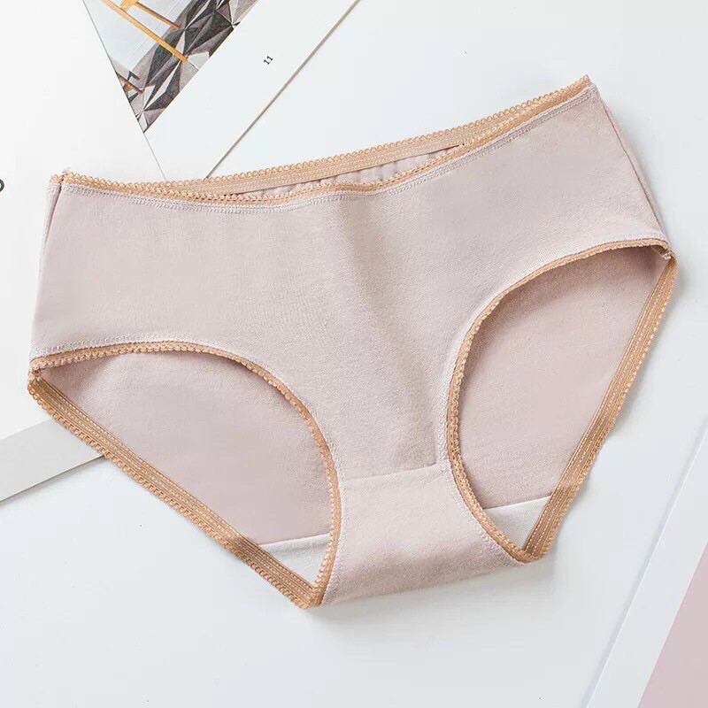 QUẦN LÓT SỢ BÔNG MÀU ĐƠN SẮC 611