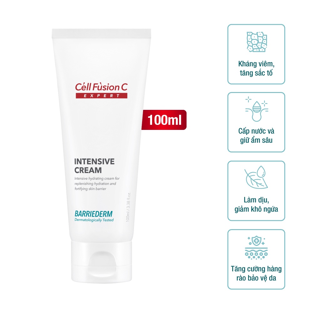 Kem Dưỡng Ẩm & Phục Hồi Hàng Rào Bảo Vệ Da BARRIEDERM INTENSIVE CREAM 100ml Cell Fusion C Expert Barriederm