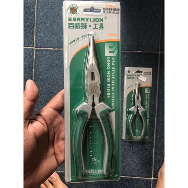 Kìm mỏ nhọn berrylion 6" 7" 8"