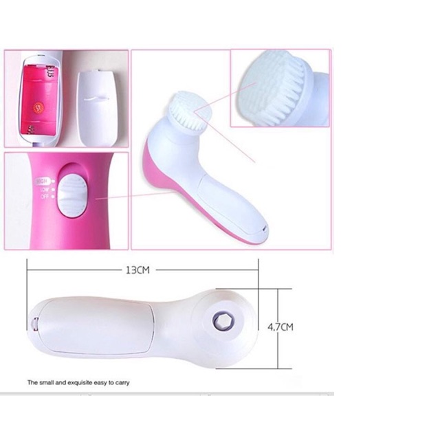 Máy rửa mặt massage 5in 1 | BigBuy360 - bigbuy360.vn