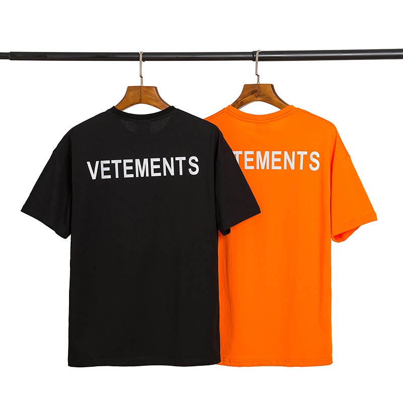 Áo Thun Cotton Ngắn Tay In Chữ Phản Quang Thời Trang