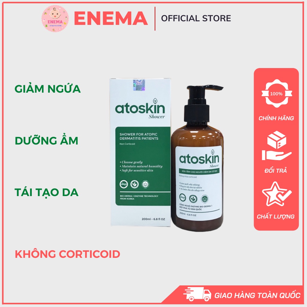 Sữa tắm Atoskin cho người viêm da cơ địa chai 500ml