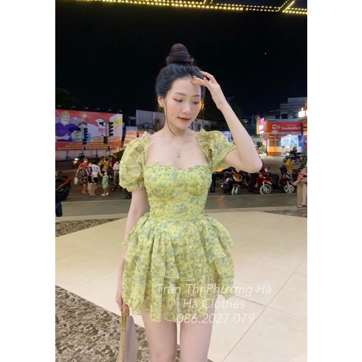ĐẦM VOAN CÓ MÚT, CÓ LÓT QUẦN UP thoi trang shop valentina