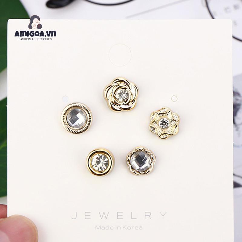 Ghim Cài Áo Sweater Vô Hình Có Thể Tháo Rời Tiện Dụng Cho Nữ