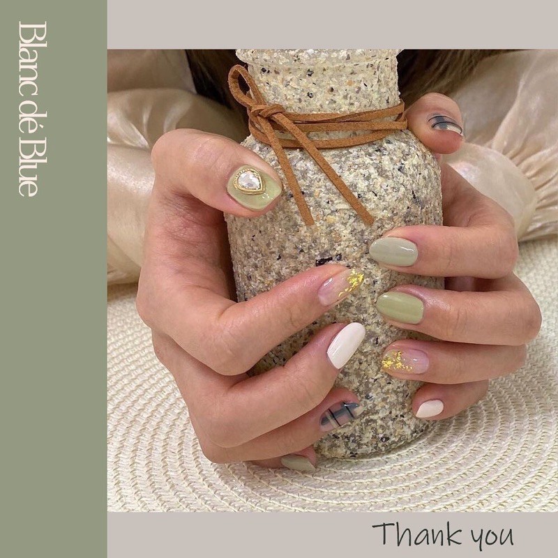 Sơn gel Blanc dé blue chính hãng Hàn Quốc - Tách lẻ 01~12 - Blancnail