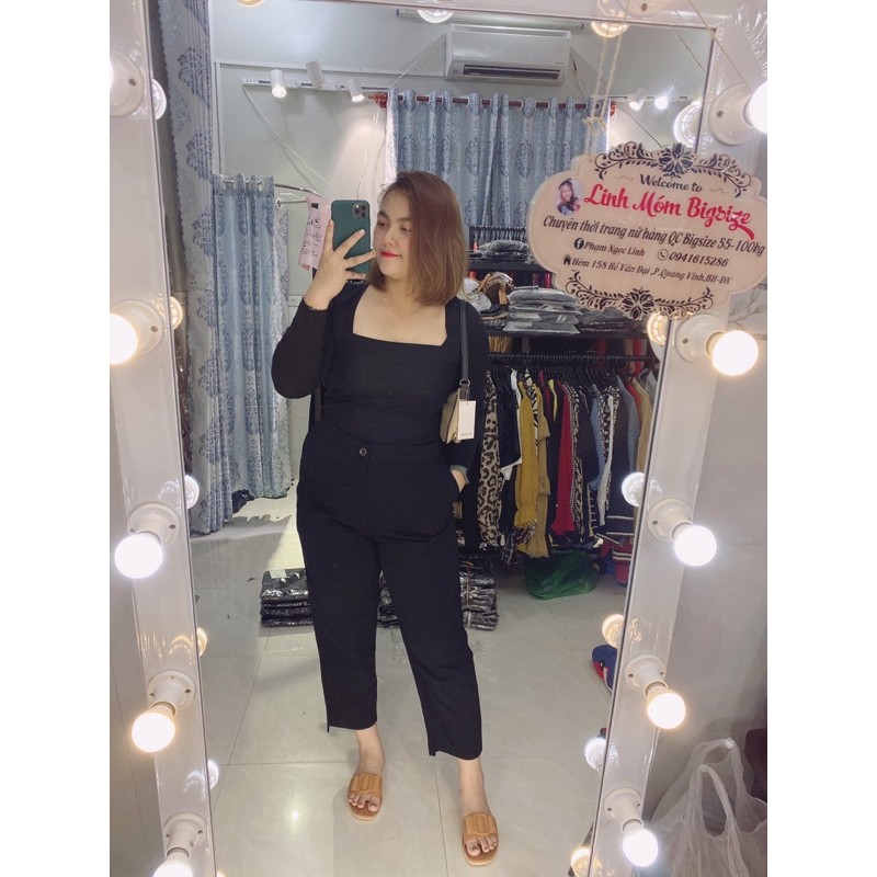 QUẦN BAGGY LỆCH GẤU BIGSIZE HÀNG TKLINHMOM | BigBuy360 - bigbuy360.vn